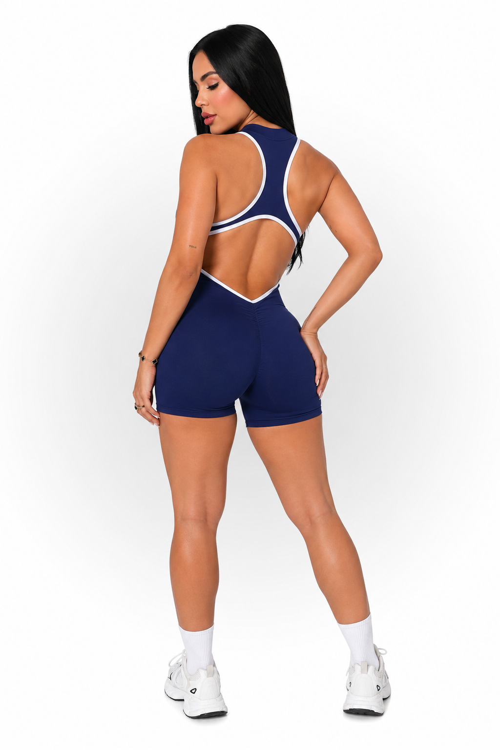 Aura zip romper