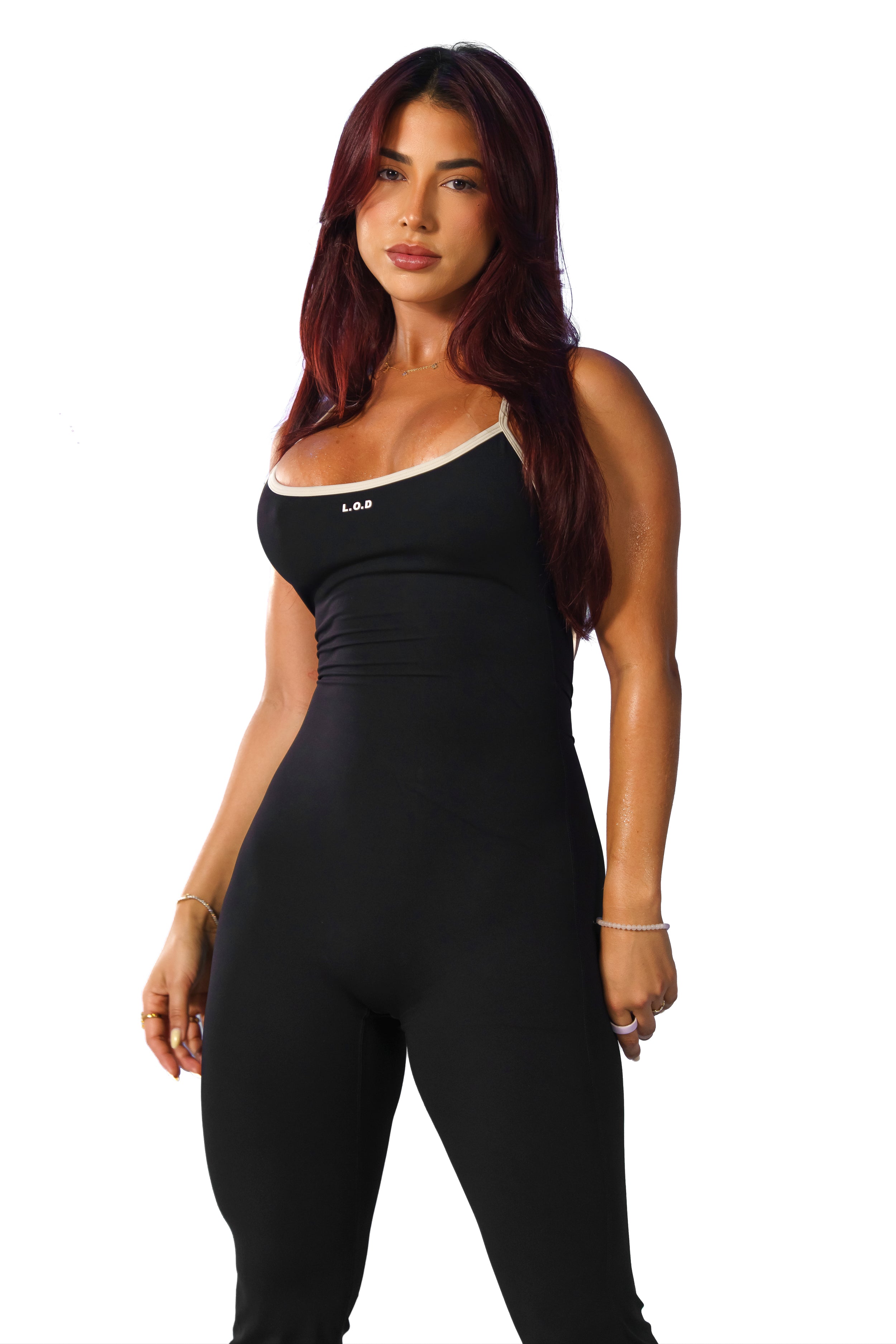 Onyx Flare Jumpsuit